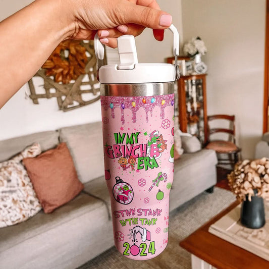 Custom Grinch IceFlow 40oz Tumbler - 410QAHNTB025