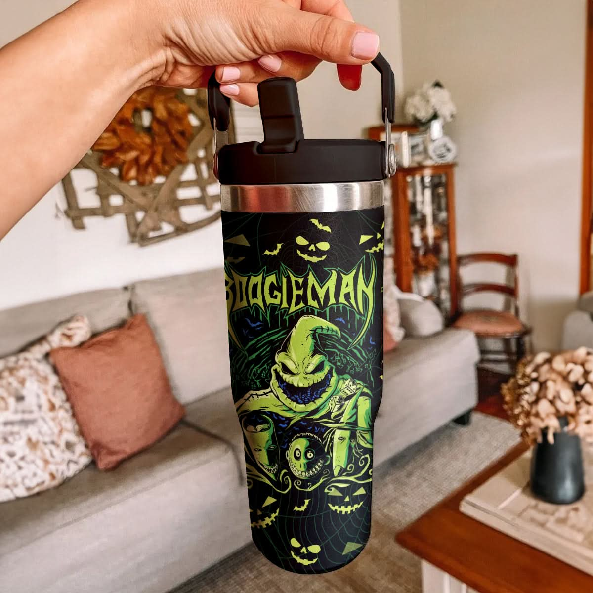 Disney Boogie Man Nightmare IceFlow 40oz Tumbler - 408HLHNTB095