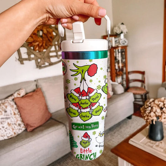 Custom Grinch Family, Gift For Grinch Fan IceFlow 40oz Tumbler - 410TTHNTB019