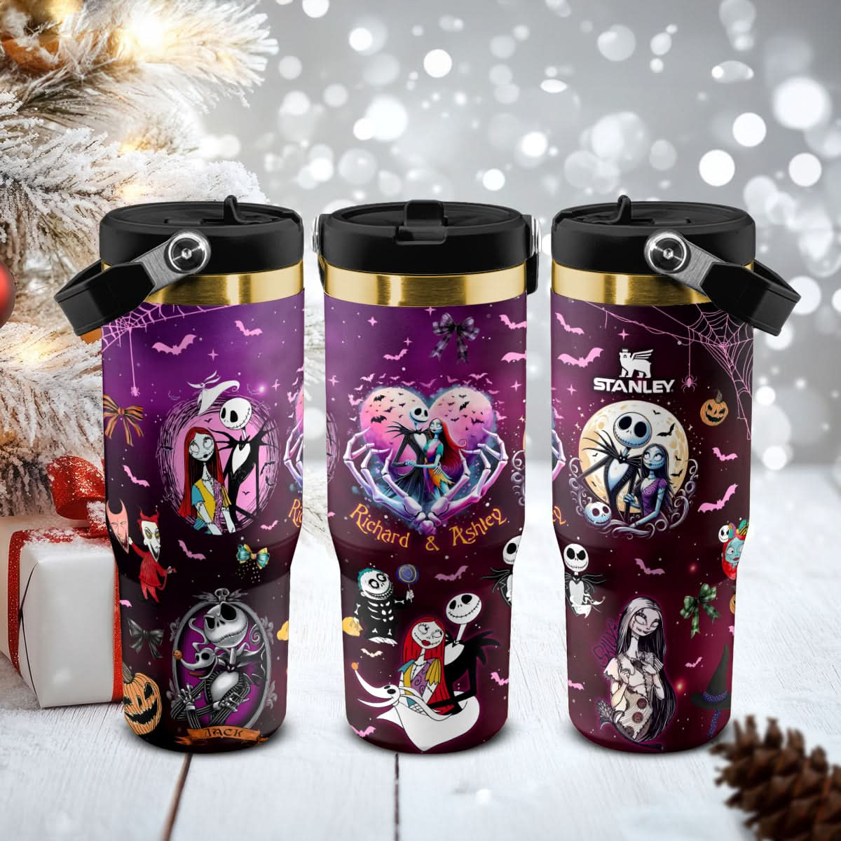 Custom Disney Nightmare Before Christmas IceFlow 40oz Tumbler - 410QAHNTB021