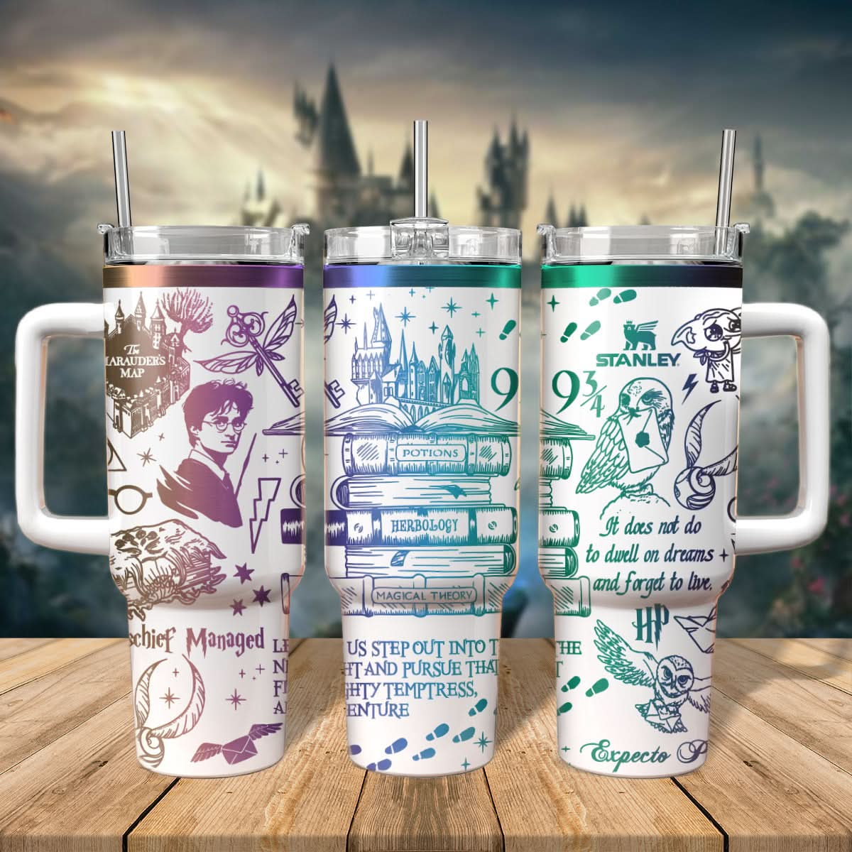 HP Wizards Engraved Tumbler - 407HLHNTB058