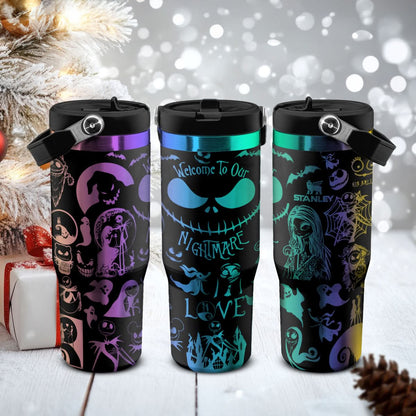 The Nightmare Christmas IceFlow 40oz Tumbler - 408HLHNTB083