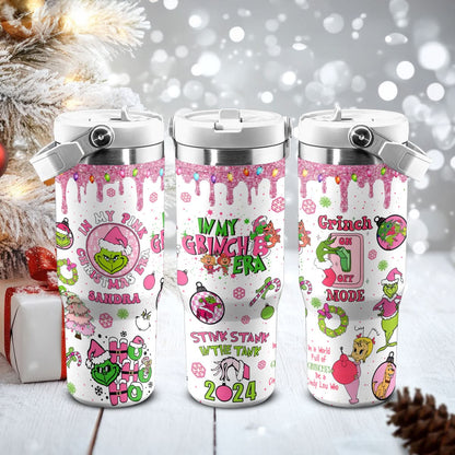 Custom Grinch IceFlow 40oz Tumbler - 410QAHNTB025