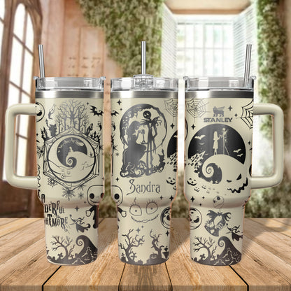 Personalized The Nightmare Before Christmas 40 oz Tumbler