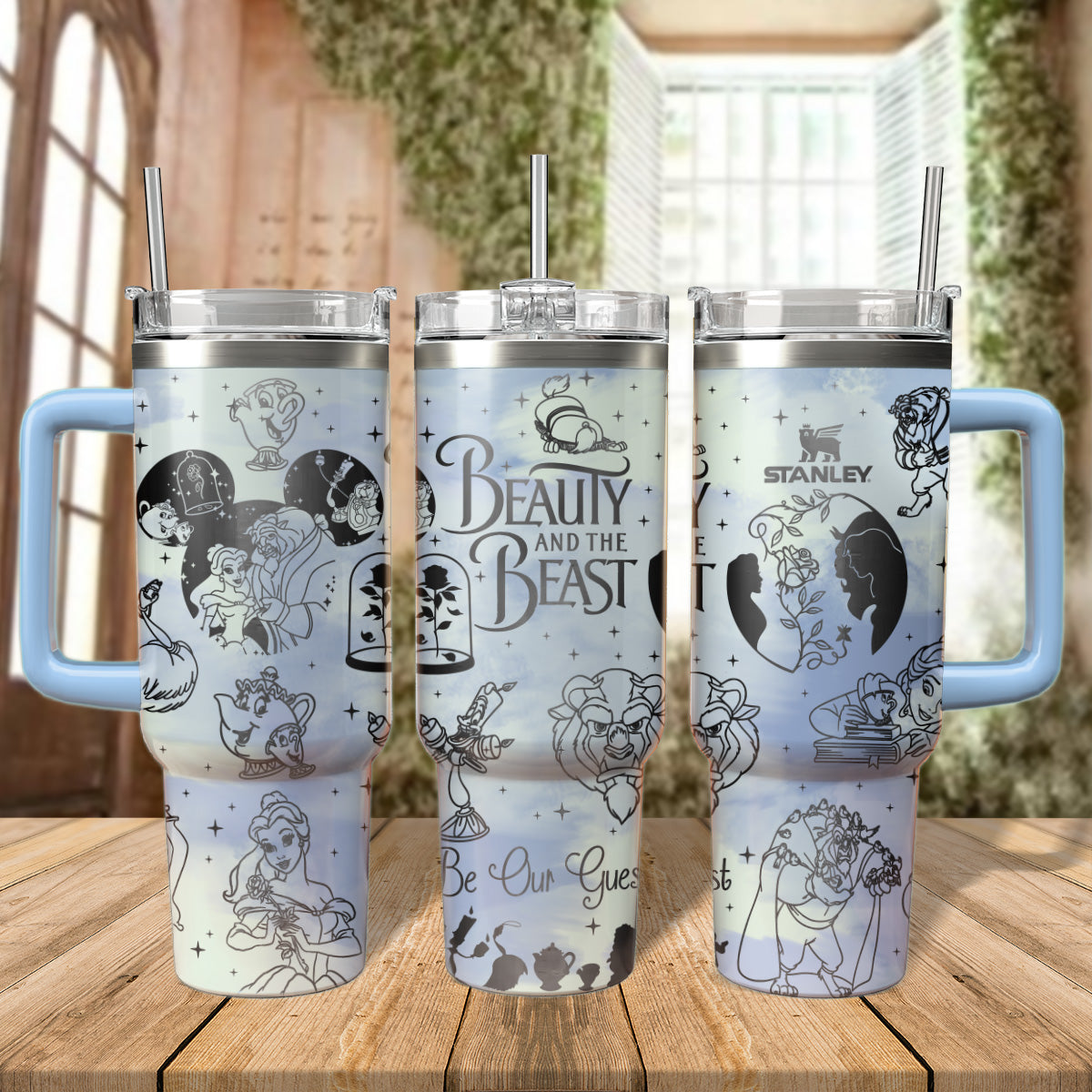 Beauty and The Beast Tumbler - 501HLHNTB039