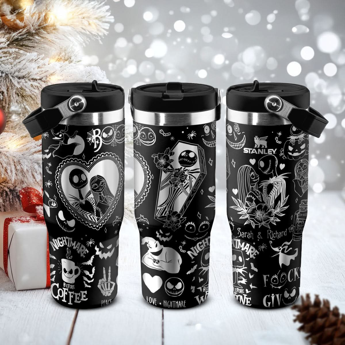 Jack Skellington IceFlow 40oz Tumbler - 408VTHNTB047