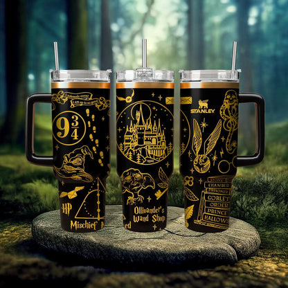 HP Wizard Engraved 40oz Tumbler- 407HLHNTB056