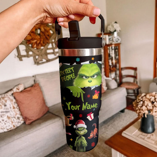 Custom Grinch IceFlow 40oz Tumbler - 410QATLBL002