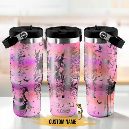 Custom Name Couple Nightmare Revenge IceFlow 40oz Tumbler - 408HLTLTB0104