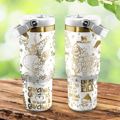 Custom Grinch IceFlow 40oz Tumbler - 409TTTLTB014