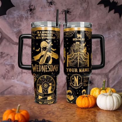 Wednesday Addams 40oz Tumbler - 409TTTLTB010