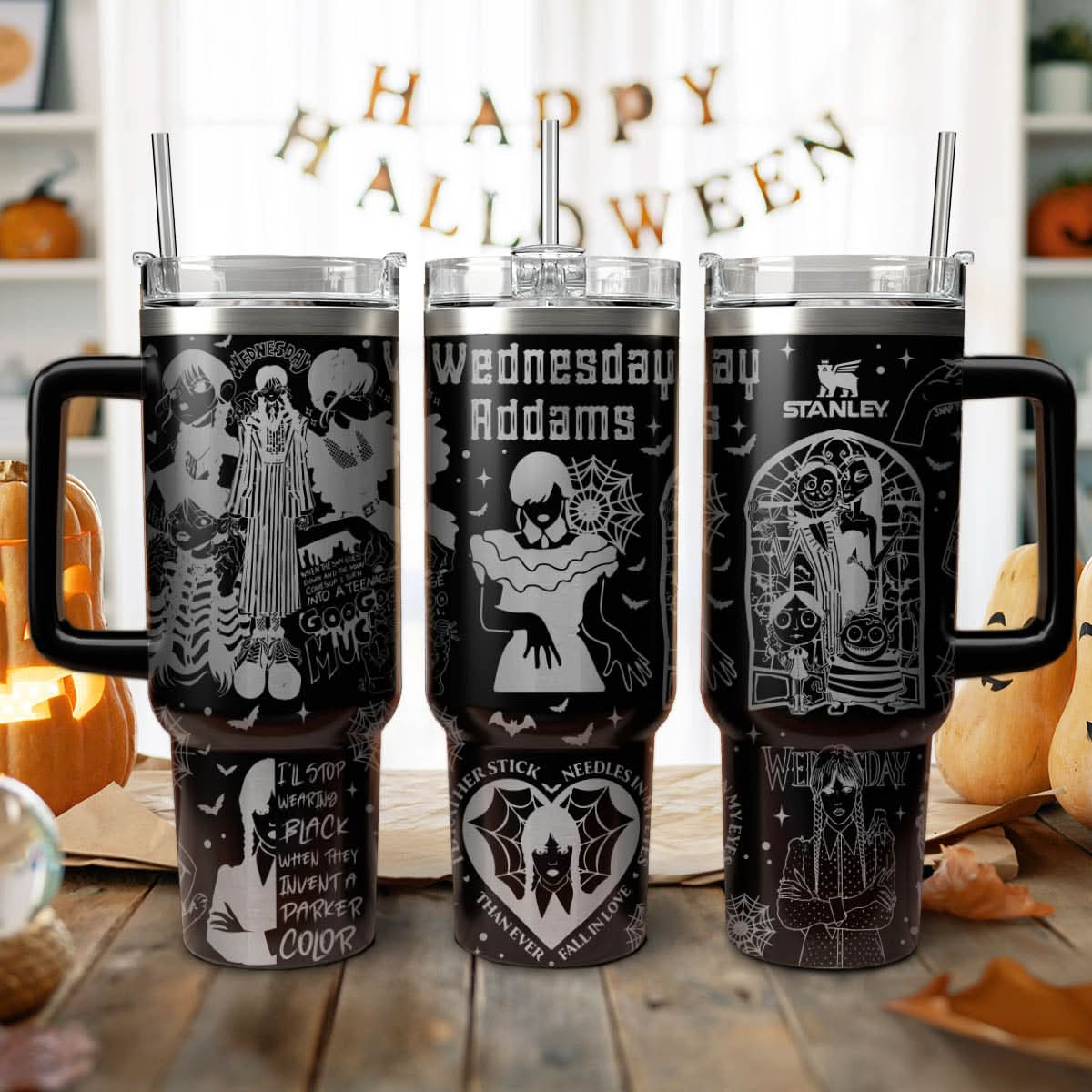 Addams Family 40oz Tumbler - 409TTTLTB007