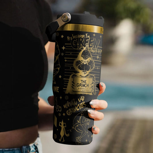 Custom Grinch Movie, Gift For Grinch Fan IceFlow 40oz Tumbler - 410TTTLTB015