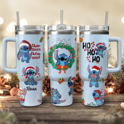 40oz Christmas DN Custom Tumbler - 411TT-TB005