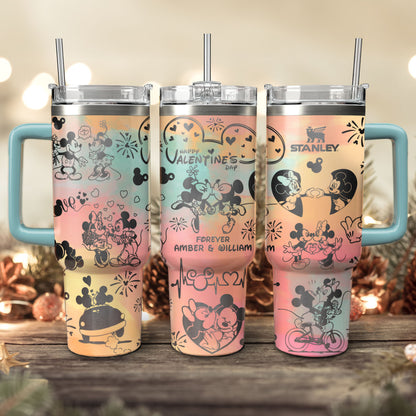 DN Mickey Love Couple Custom 40oz Tumbler -501MCTLTB027