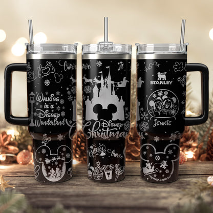 Custom Christmas Disney 40oz Tumbler - 410QA-TB037