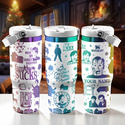 Custom Home Alone Movie IceFlow 40oz Tumbler - 410QATLTB016