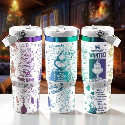 Custom Grinch Movie, Gift For Grinch Fan IceFlow 40oz Tumbler - 410TTTLTB015