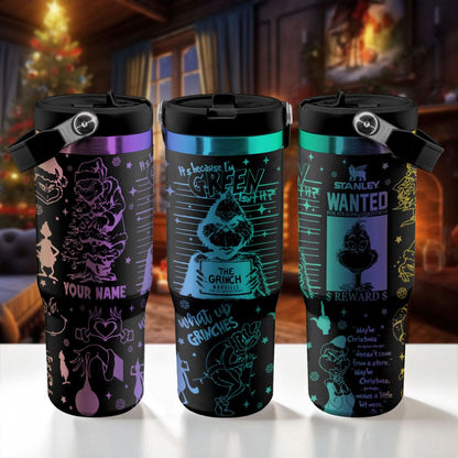 Custom Grinch Movie, Gift For Grinch Fan IceFlow 40oz Tumbler - 410TTTLTB015