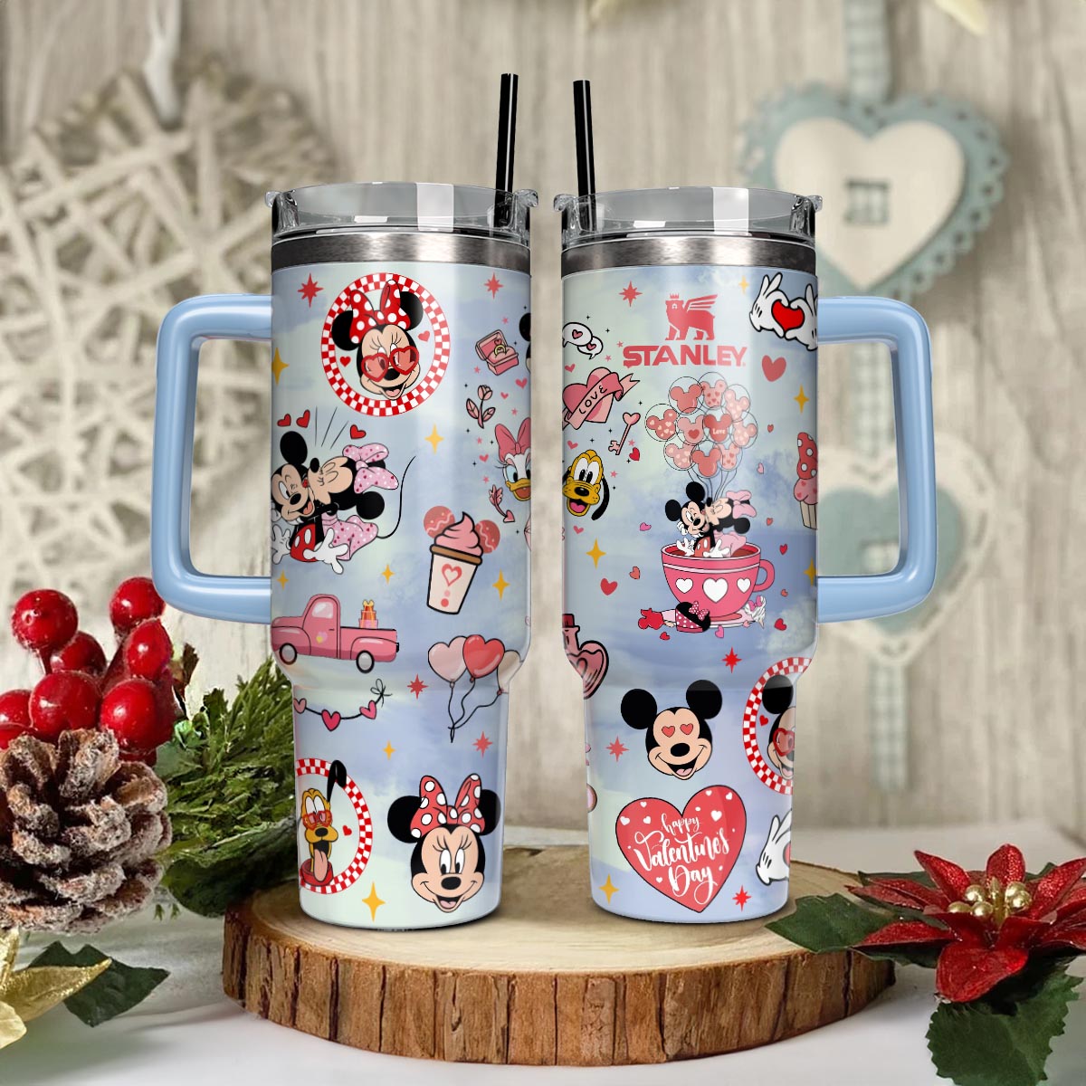 DN Mickey and Minnie Custom 40oz Tumbler - 501MCTLTB033