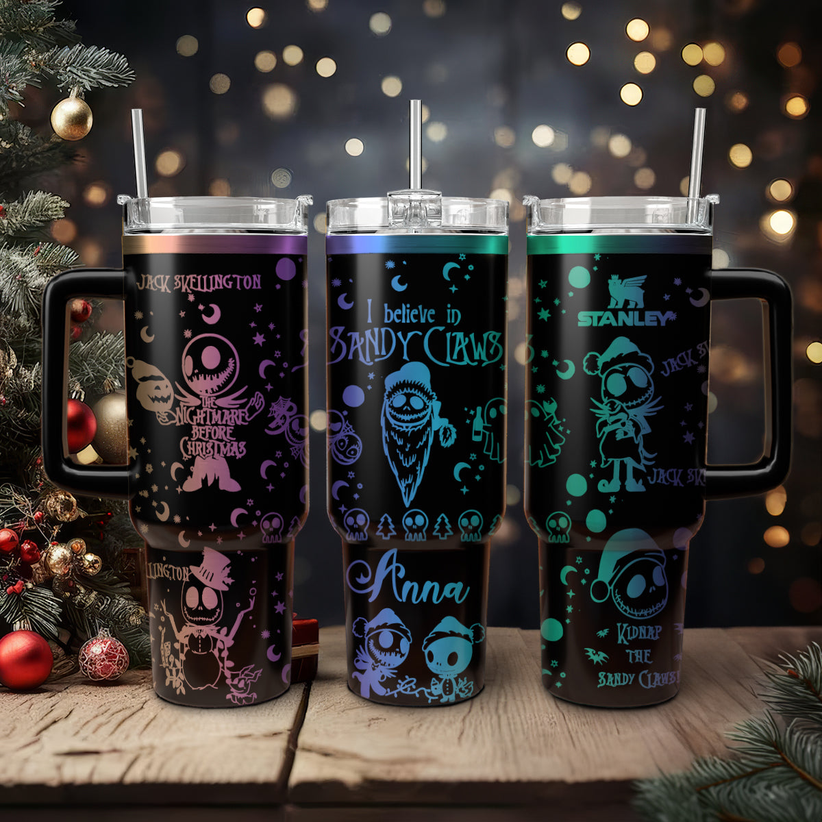 Custom Nightmare Christmas 40oz Tumbler - 410TT-TB059