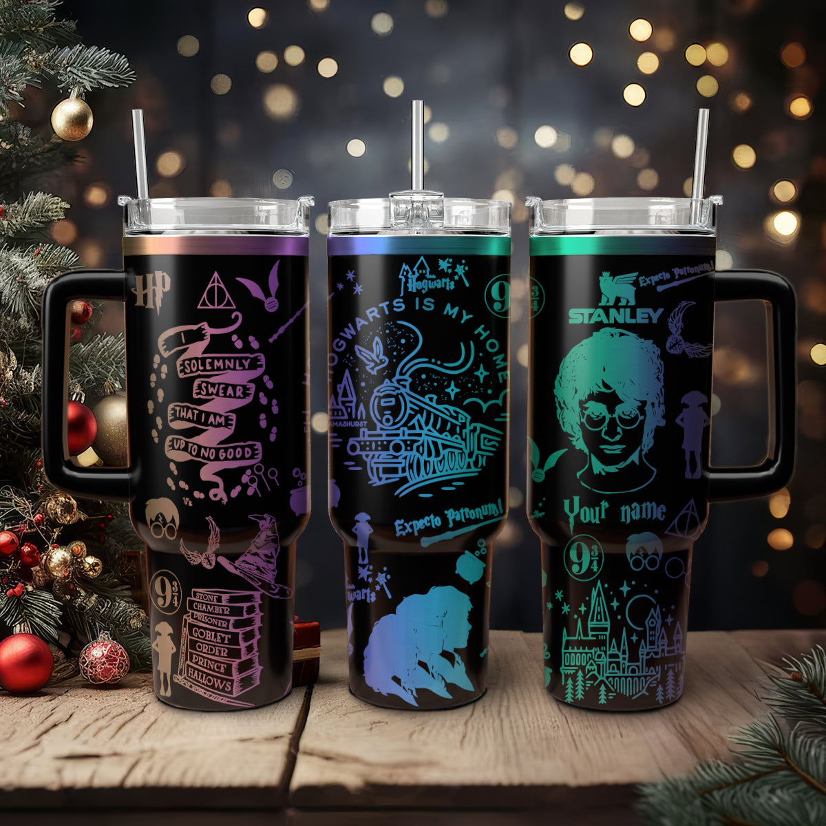 Custom "Harry Potter" Movie 40oz Tumbler - 410QA-TB041