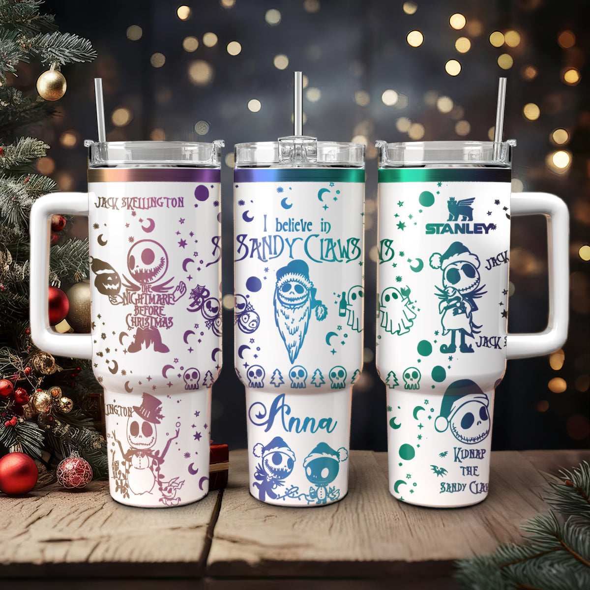 Custom Nightmare Christmas 40oz Tumbler - 410TT-TB059