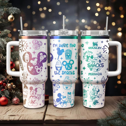 DN Mickey and Minnie Custom 40oz Tumbler  - 501MCTLTB029