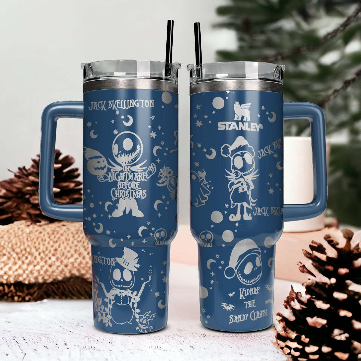 Custom Nightmare Christmas 40oz Tumbler - 410TT-TB059