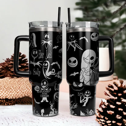 Custom Couple The Nightmare 40oz Tumbler - 410TT-TB035