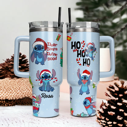 40oz Christmas DN Custom Tumbler - 411TT-TB005