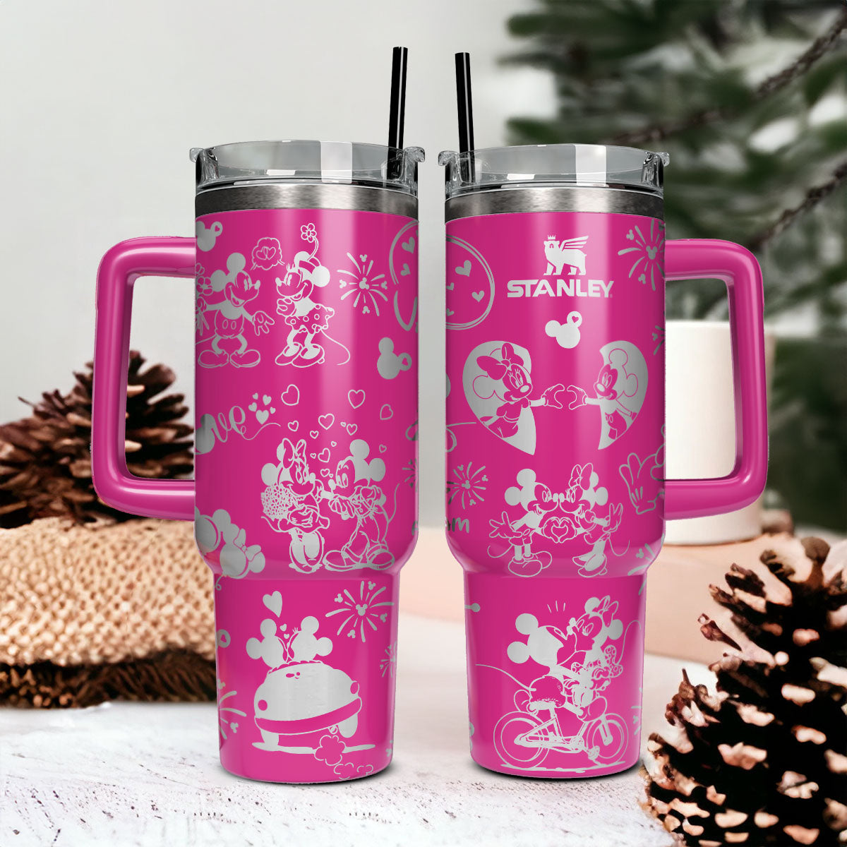 DN Mickey Love Couple Custom 40oz Tumbler -501MCTLTB027