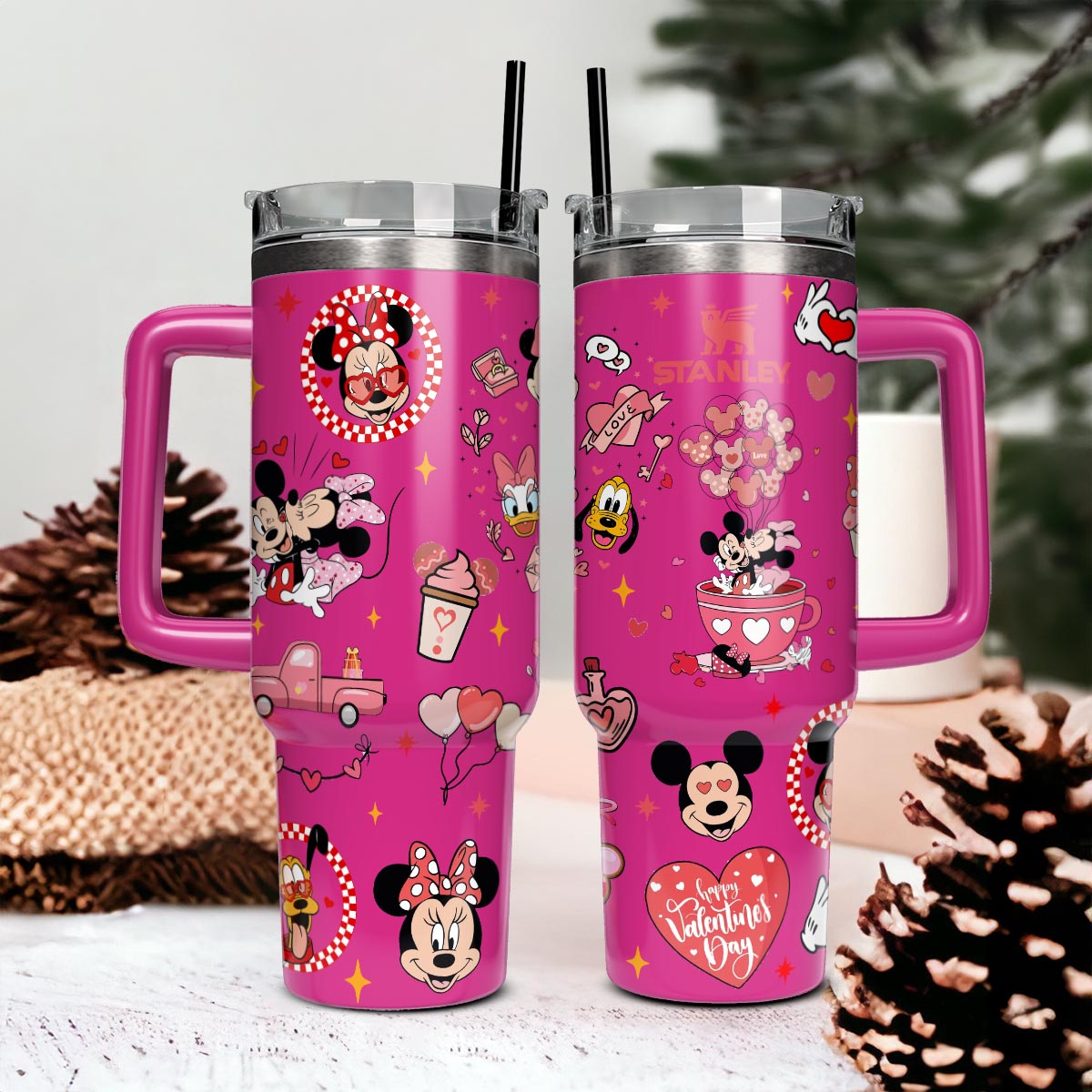 DN Mickey and Minnie Custom 40oz Tumbler - 501MCTLTB033