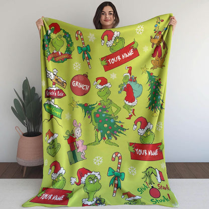 Custom Grinch Movie Blanket - 410TTTLBL002