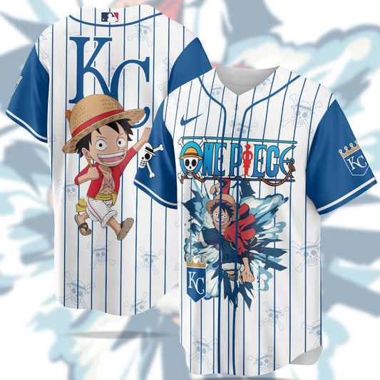MLB Kansas City Royals  X One Piece Baseball Jersey