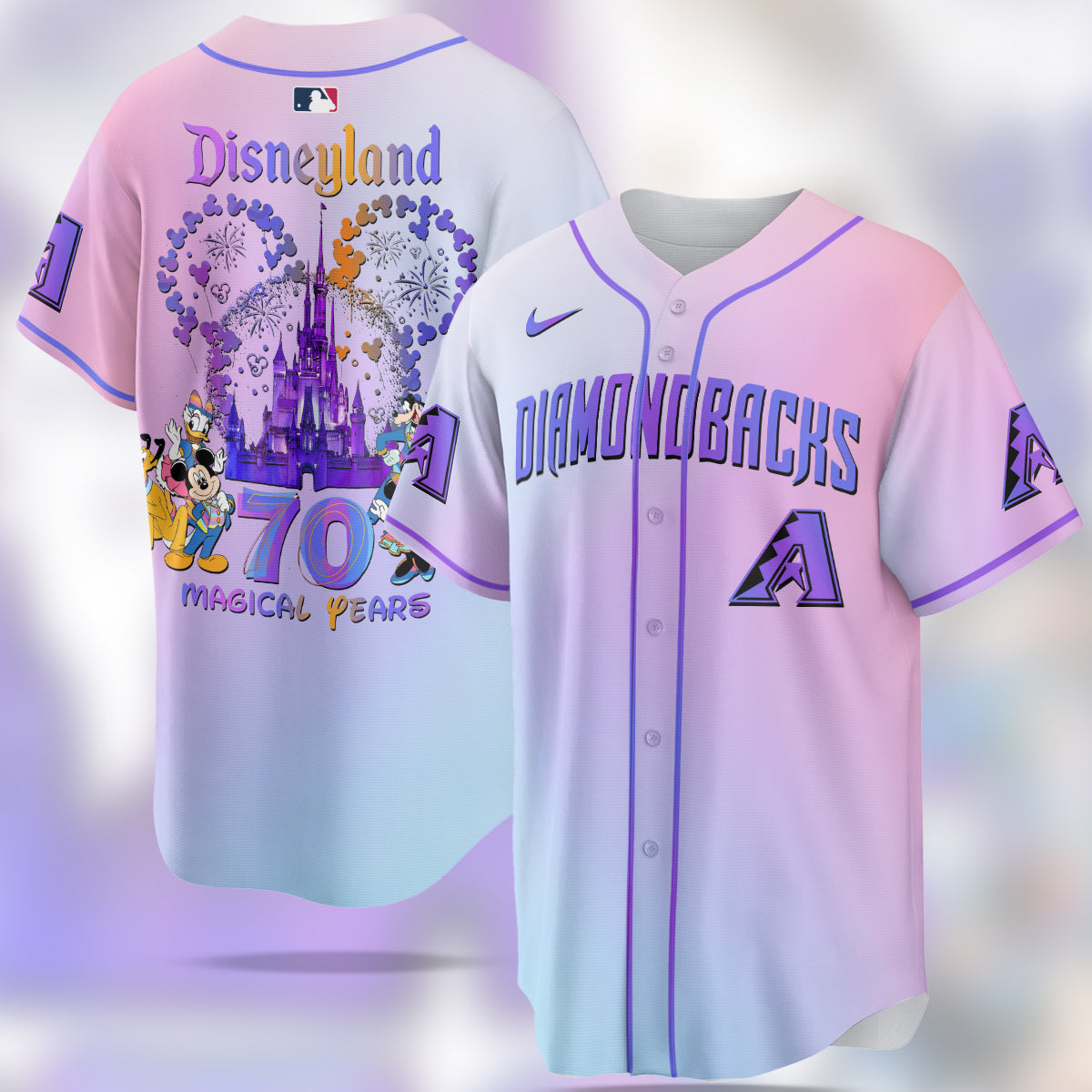 Arizona Diamondbacks MLB x Disneyland 70th Anniversary Baseball Jersey