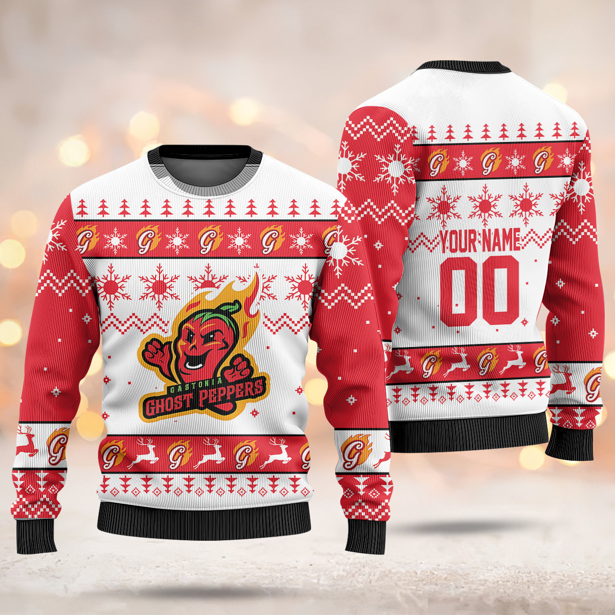 Custom Peppers Team Ugly Sweater - 411TT-US005