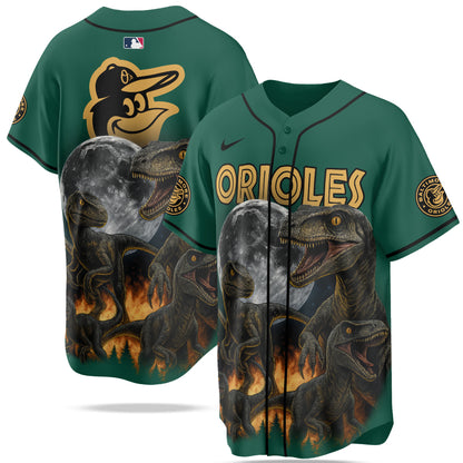 Baltimore Orioles MLB x Jurassic World New Era Baseball Jersey