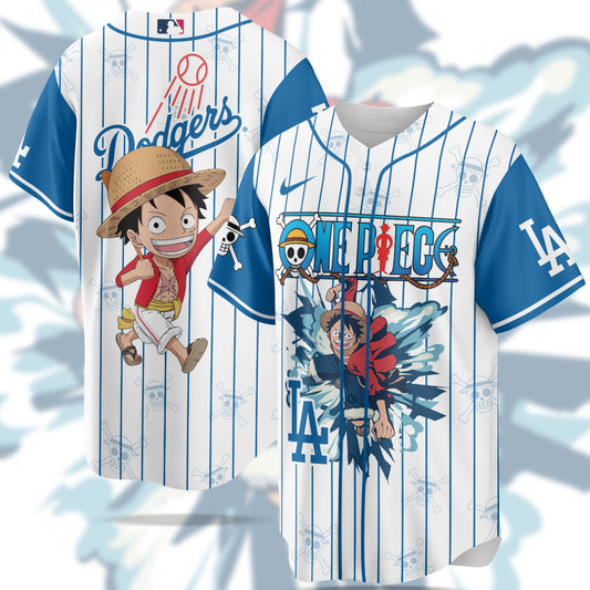 MLB Los Angeles Dodgers X One Piece Baseball Jersey