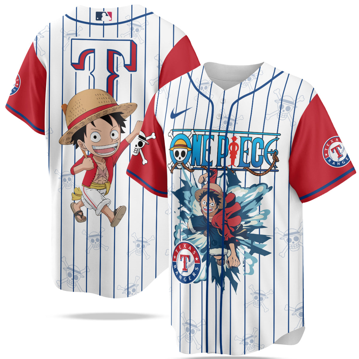MLB Texas Rangers  X One Piece Baseball Jersey