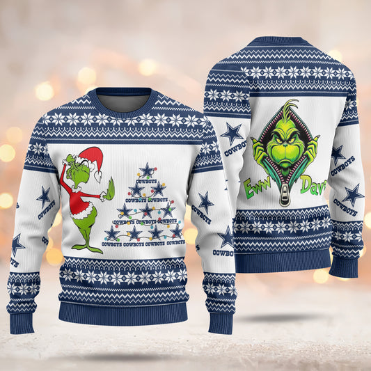 A Best Gift For Fan, Custom Football Teams Ugly Sweater _ 411MC-US016