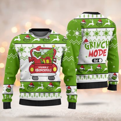 Christmas Grinch Ugly Sweater - 411TT-US007