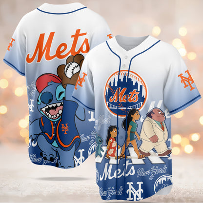 New York Mets MLB x Lilo & Stitch Jersey Limited