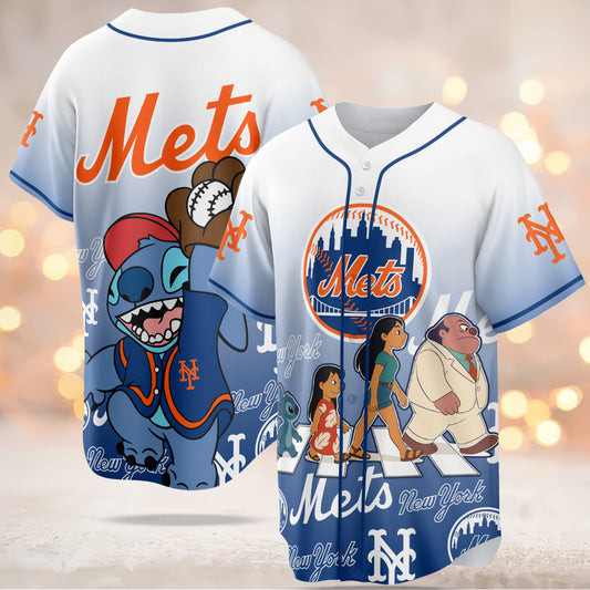 New York Mets MLB x Lilo & Stitch Jersey Limited