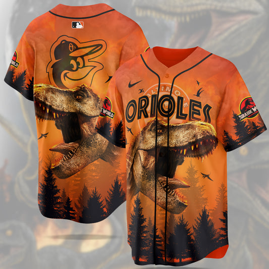 Baltimore Orioles MLB x Jurassic World New Era Baseball Jersey
