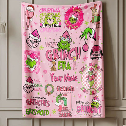 Custom Grinch Movie, Gift For Fan Blanket - 410TTTLBL005