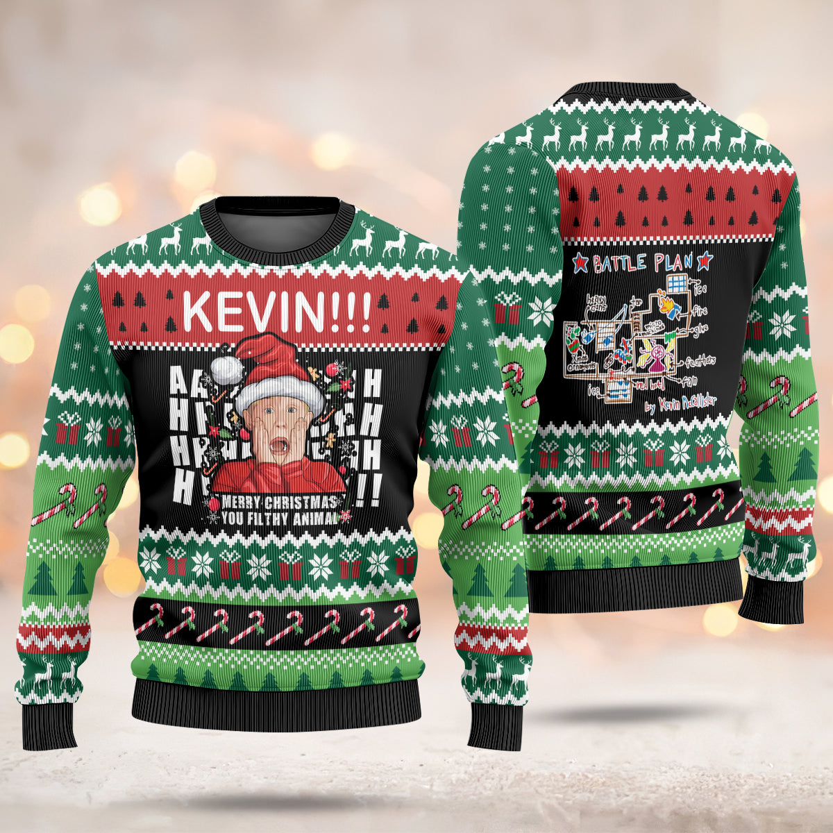 Home Alone Ugly Sweater - 411TT- US027