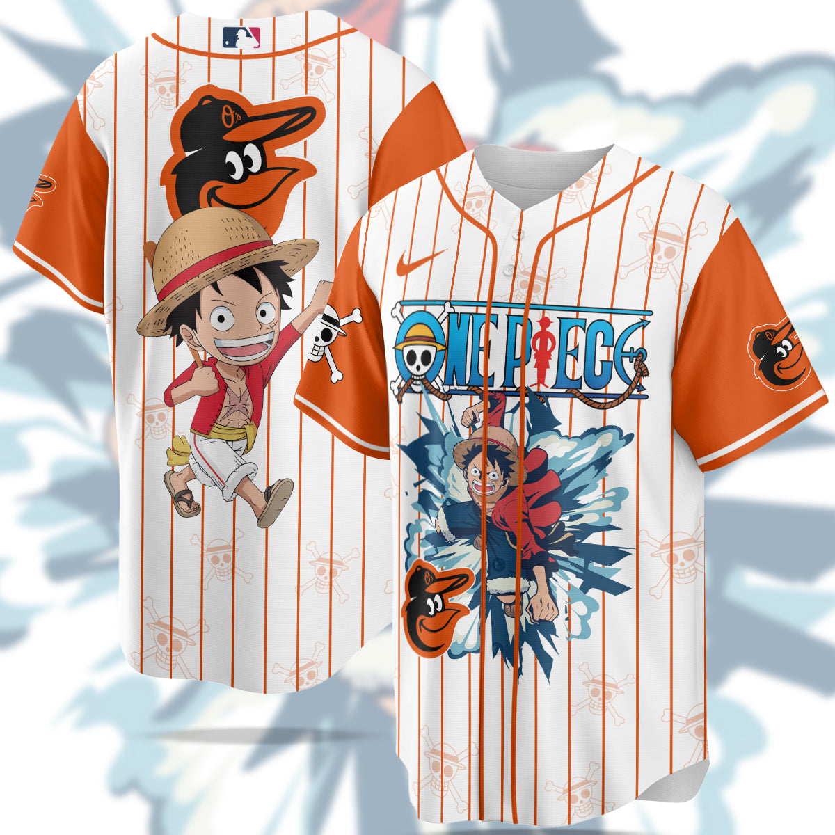 MLB Baltimore Orioles  X One Piece Baseball Jersey