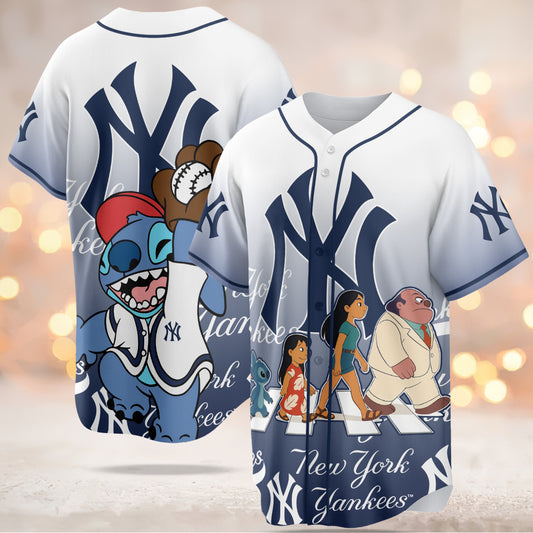 New York Yankees MLB x Lilo & Stitch Jersey Limited