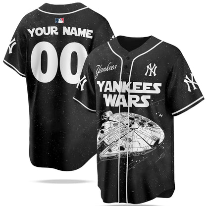 Custom Name New York Yankees MLB x Star Wars Edition Jersey